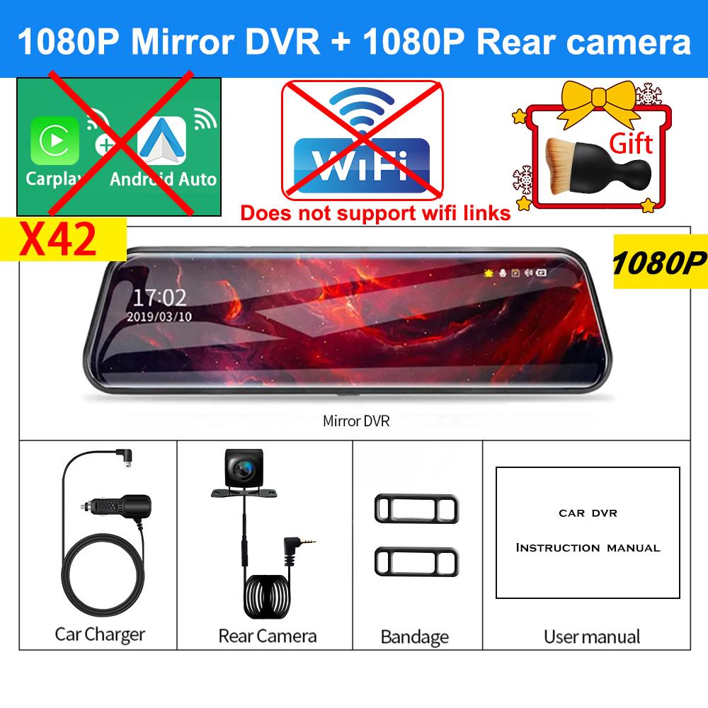 10-дюймовый 4K автомобильный видеорегистратор Carplay Android Auto Dash Cam WIFI BT AUX Drive Recorder Dashcam Camera Stream RearView Mirror Car Accessories NONE
10-дюймовый 4K автомобильный видеорегистратор Carplay Android Auto Dash Cam WIFI BT AUX Drive Recorder Dashcam Camera Stream RearView Mirror Car Accessories NONE
