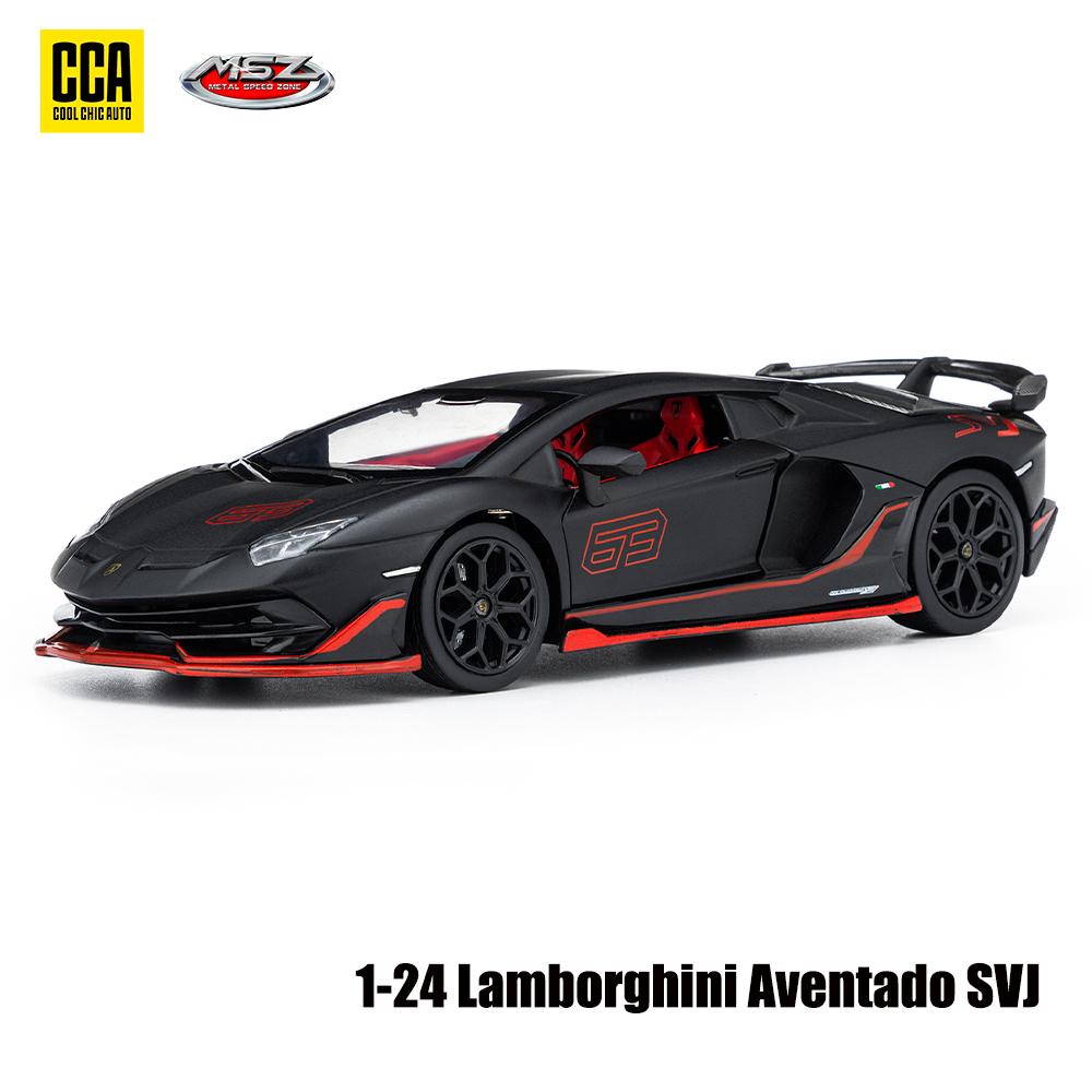 CCA MSZ 1: 24 Lamborghini Aventado SVJ alloy car die-casting model dynamic sound and light toy series collection gift
CCA MSZ 1: 24 Lamborghini Aventado SVJ alloy car die-casting model dynamic sound and light toy series collection gift