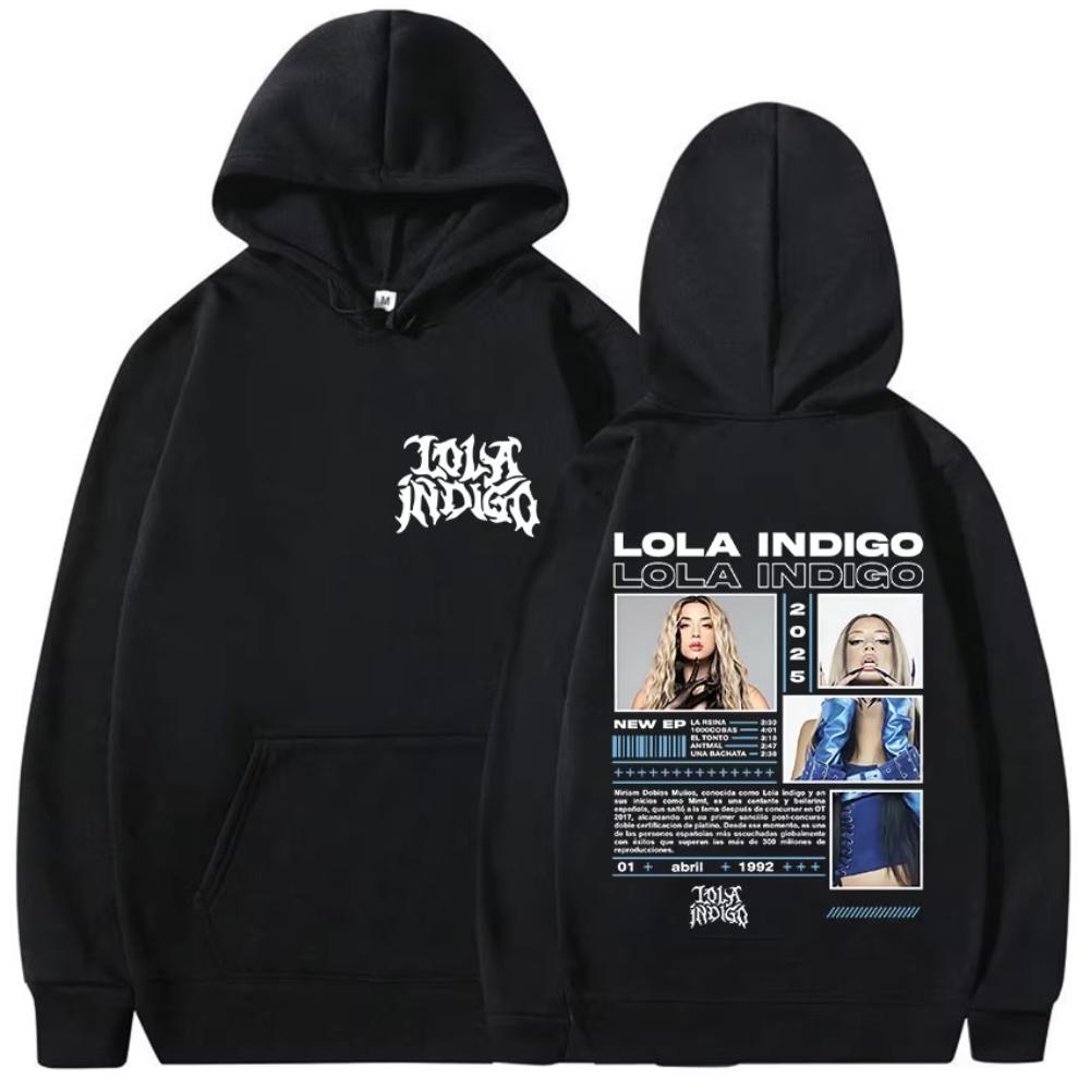 Singer Lola Indigo Album Graphic Hoodie Men Women Hip Hop Pop Fans Sweatshirts Fashion Fleece Hoody Streetwear S
Singer Lola Indigo Album Graphic Hoodie Men Women Hip Hop Pop Fans Sweatshirts Fashion Fleece Hoody Streetwear S