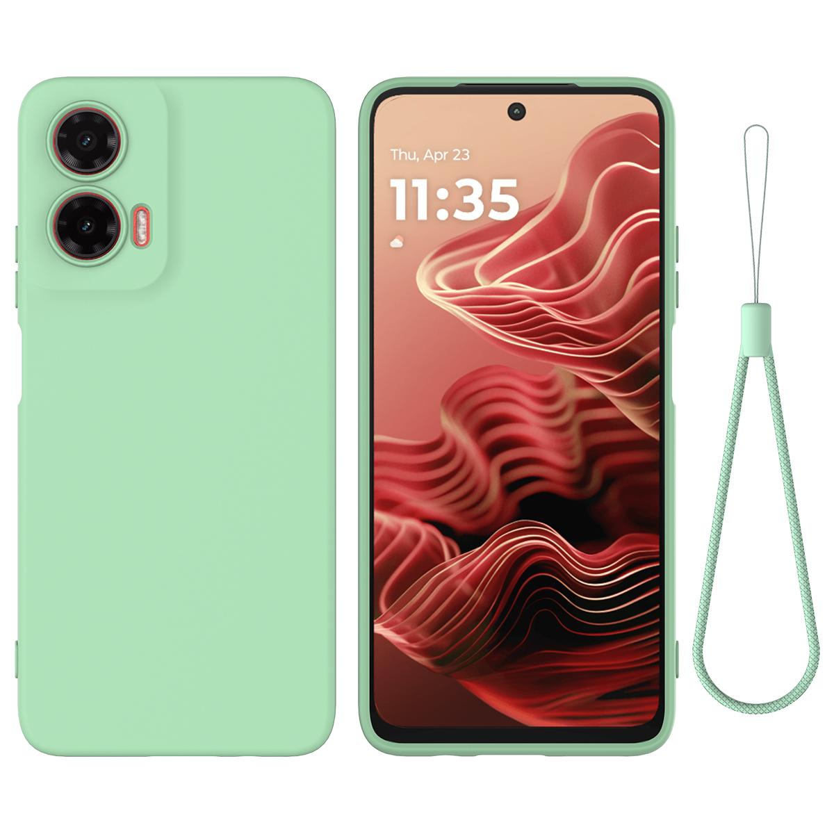 Чохол для Motorola Moto G35 5G із рідкого силікону, стійкий до подряпин, із ремінцем на руку B
Чохол для Motorola Moto G35 5G із рідкого силікону, стійкий до подряпин, із ремінцем на руку B