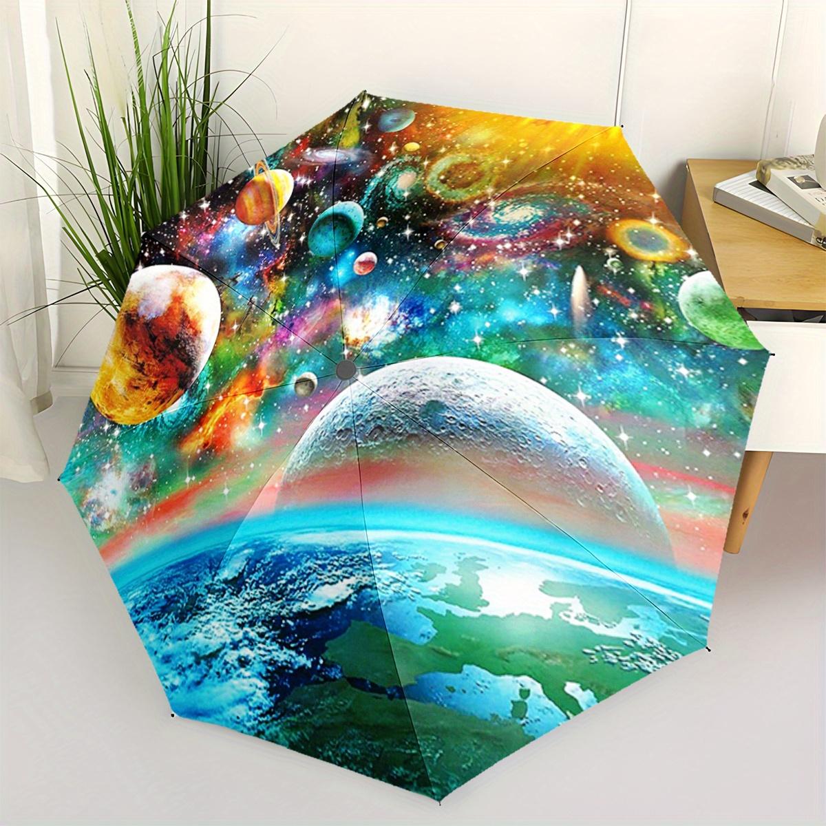 Fantastic Universe Pattern Print 1pc Automatic Folding Umbrella, Portable & Foldable Design with 8 Ribs, Casual Outdoor Access
Fantastic Universe Pattern Print 1pc Automatic Folding Umbrella, Portable & Foldable Design with 8 Ribs, Casual Outdoor Access