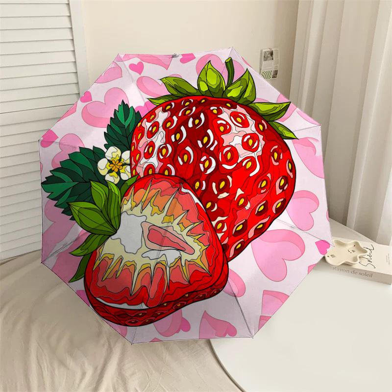 1PC strawberry heart Umbrella-8-Rib Reinforced Portable Folding Travel Suitable for All Seasons Outdoor Daily Use Is an Ideal Choice -F372
1PC strawberry heart Umbrella-8-Rib Reinforced Portable Folding Travel Suitable for All Seasons Outdoor Daily Use Is an Ideal Choice -F372