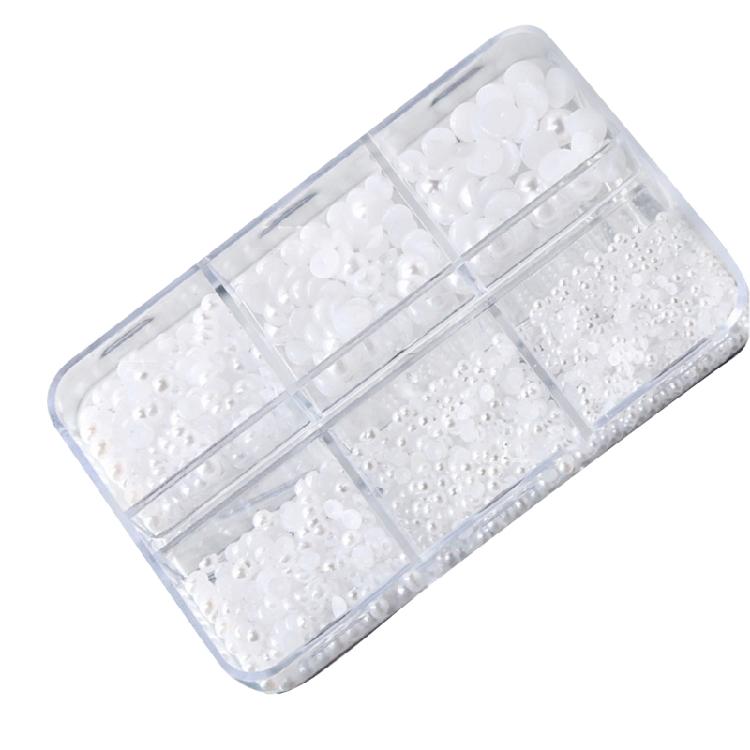 Nail Decoration Three-dimensional Half Round Pearls Beads Decoration Diy Tool 1
Nail Decoration Three-dimensional Half Round Pearls Beads Decoration Diy Tool 1