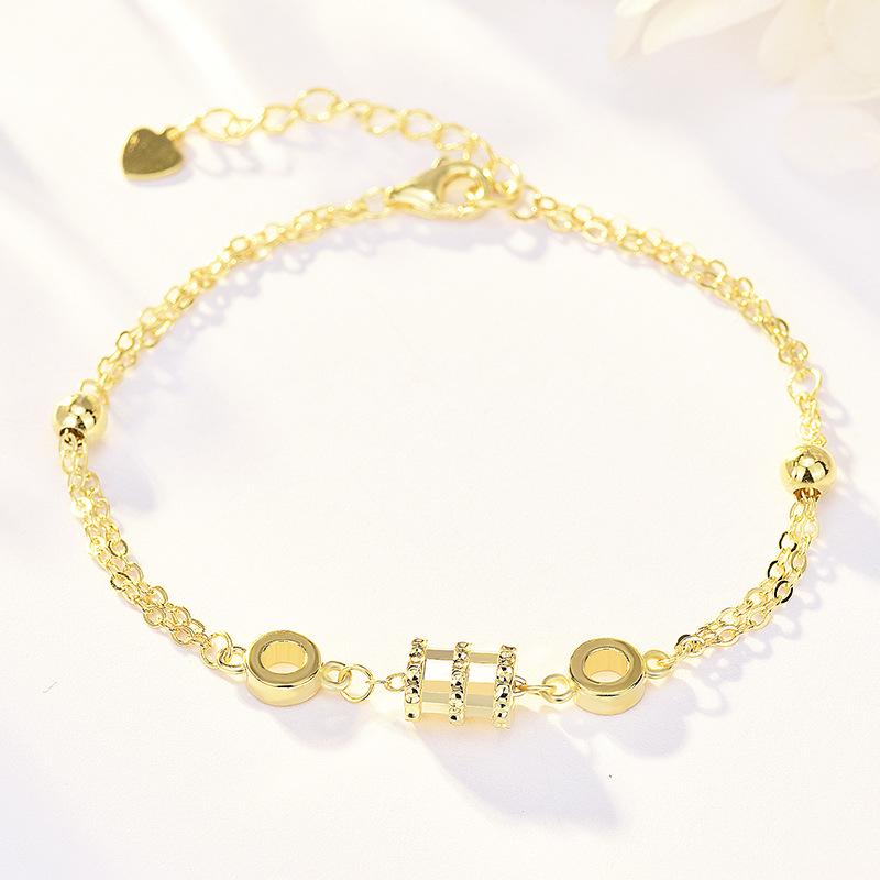 14K Gold-Plated Sterling Silver Women s Bracelet with Lobster Clasp - Elegant Circle Bangle 925 Sterling Silver
14K Gold-Plated Sterling Silver Women s Bracelet with Lobster Clasp - Elegant Circle Bangle 925 Sterling Silver