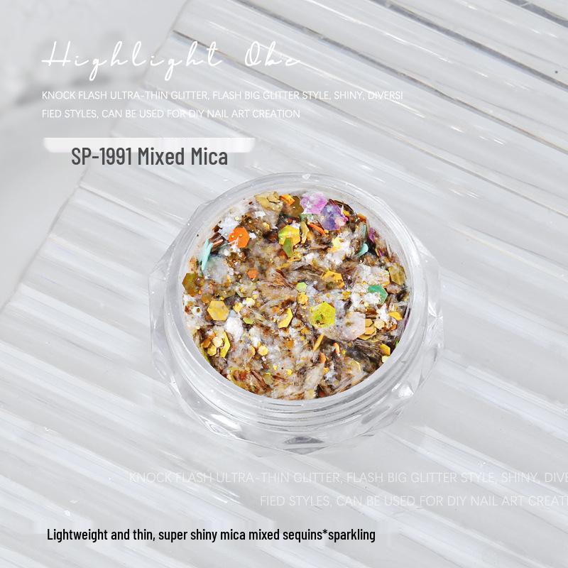 Микрохлопья для нейл-арта: Неровный глиттер и мелкие пайетки
Микрохлопья для нейл-арта: Неровный глиттер и мелкие пайетки