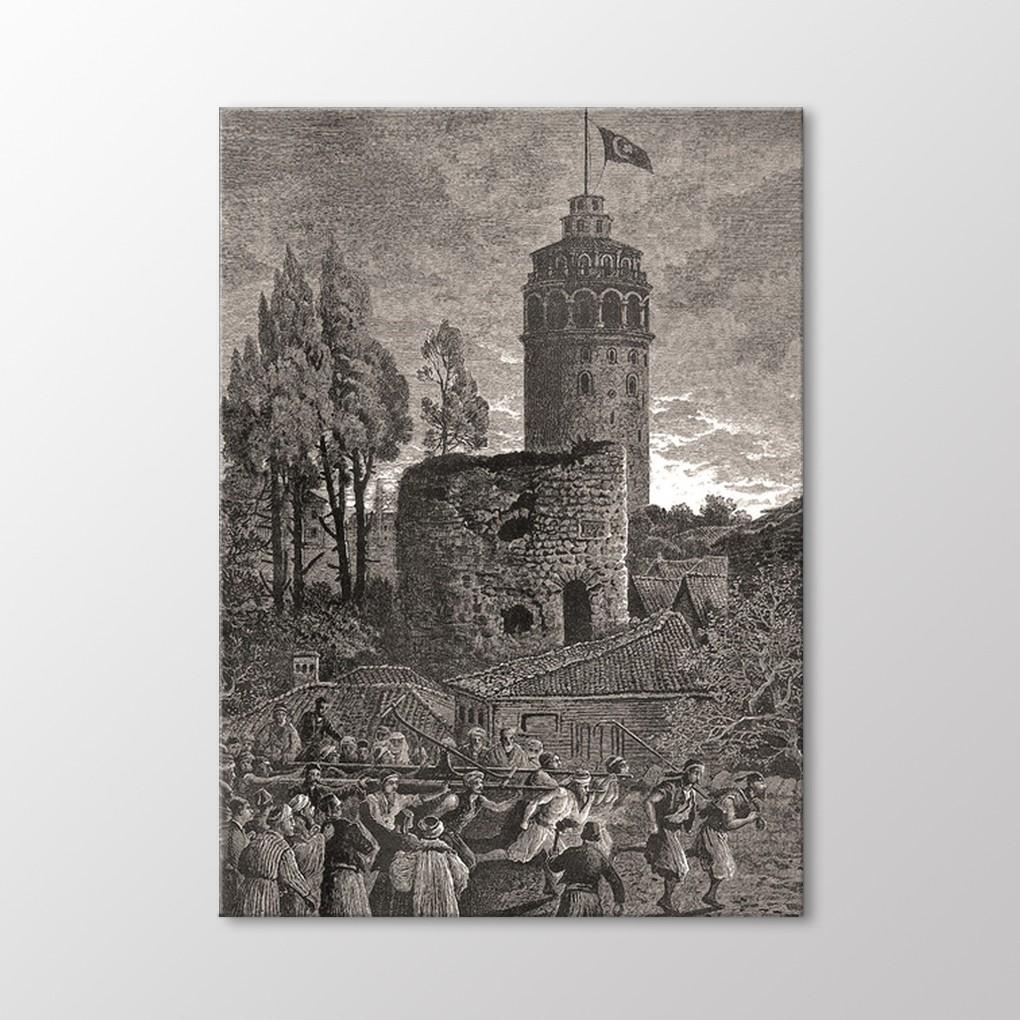 Картина Галатской башни
Картина Галатской башни