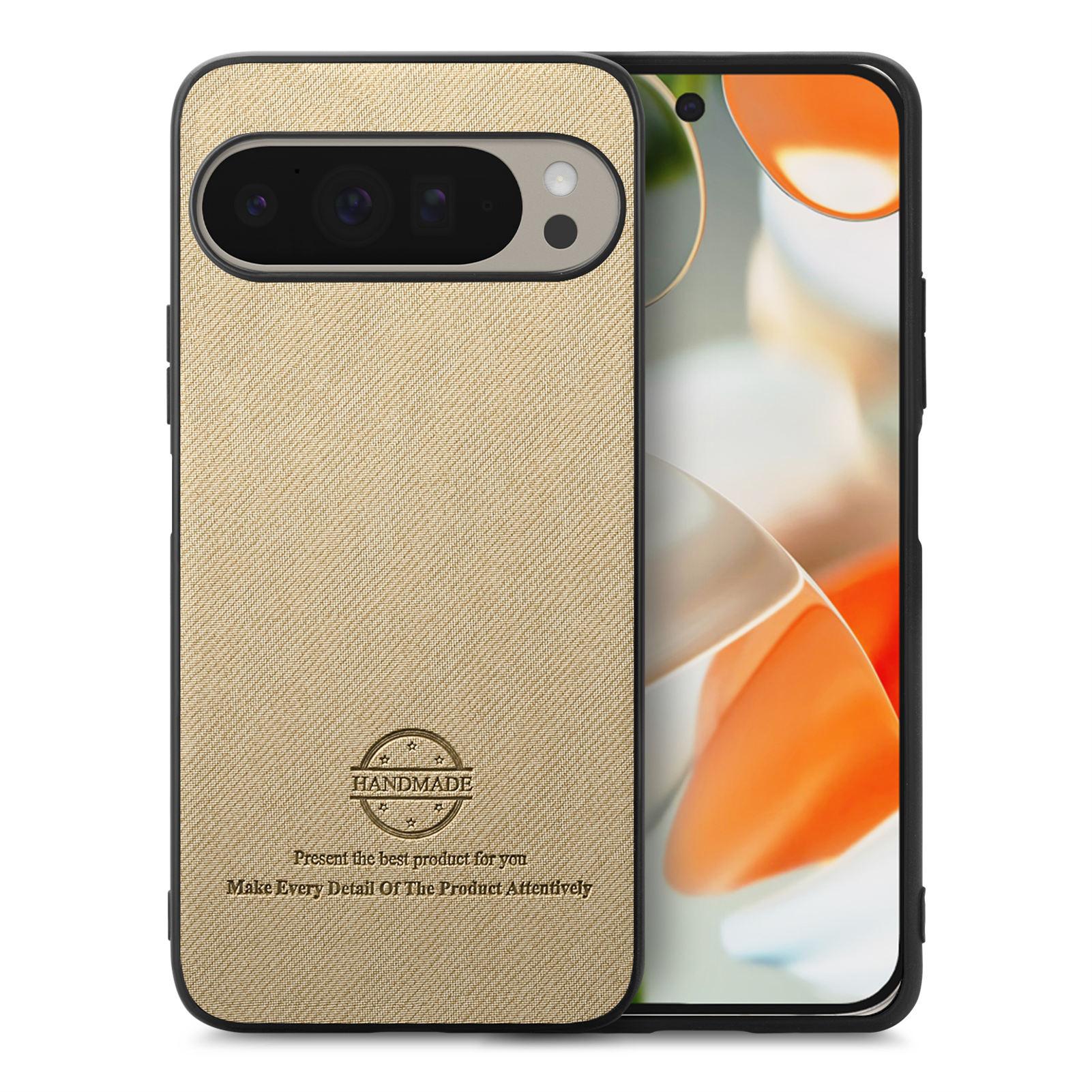 For Google Pixel 9 Pro XL Leather Phone Back Cover with Cloth Texture E
For Google Pixel 9 Pro XL Leather Phone Back Cover with Cloth Texture E