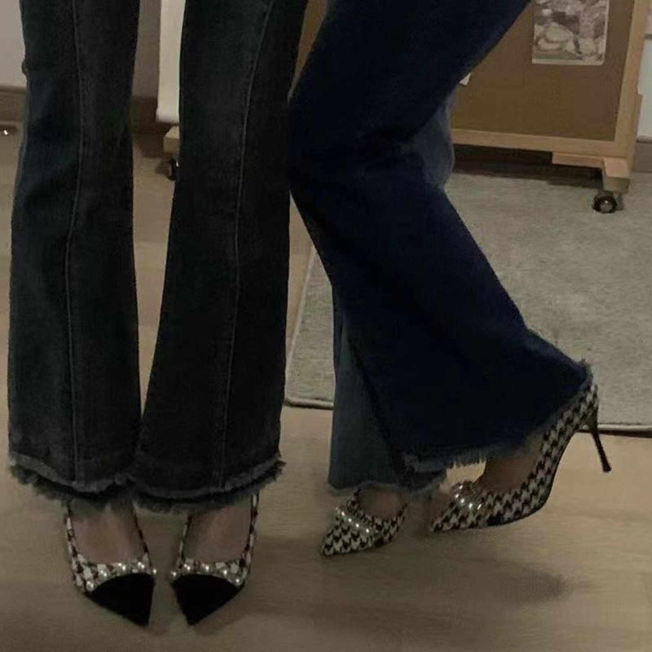 Women Pumps Pointed Toe 2024 Summer Footwear High Heels Fashion Pearl Evening Pumps Comfortable Comfortable Shoes for Women 35 чёрный
Women Pumps Pointed Toe 2024 Summer Footwear High Heels Fashion Pearl Evening Pumps Comfortable Comfortable Shoes for Women 35 чёрный