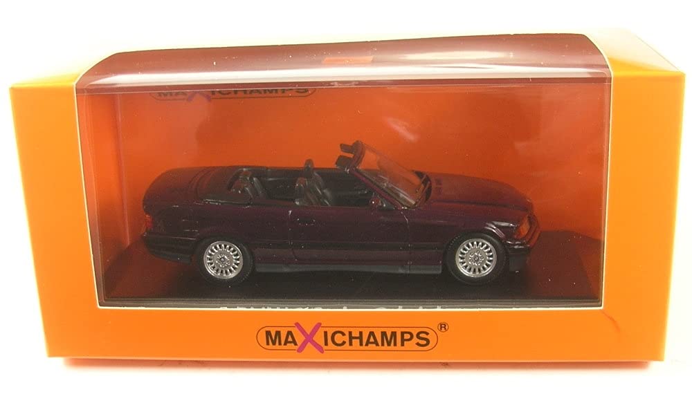 Minichamps MAXICHAMPS BMW Convertible 1993 Purple Metallic sponsor diecast model car 1/43 3-Series (with logos) - General-purpose
Minichamps MAXICHAMPS BMW Convertible 1993 Purple Metallic sponsor diecast model car 1/43 3-Series (with logos) - General-purpose