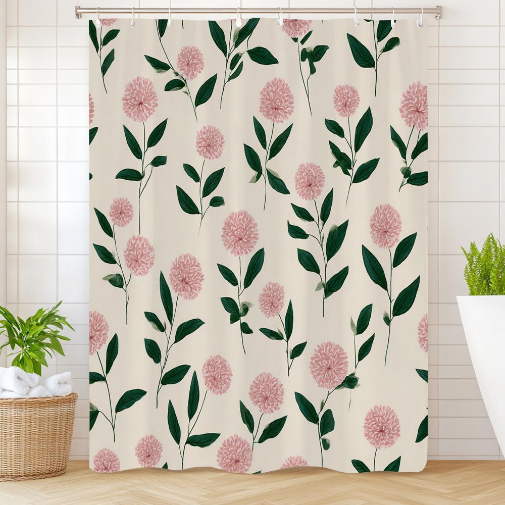 1Pc Simple Style Flowers Print Waterproof Shower Partition Privacy Hanging Curtain With 12 Hooks Multiple Size Machine Washable W60H190(CM)-1 Pcs
1Pc Simple Style Flowers Print Waterproof Shower Partition Privacy Hanging Curtain With 12 Hooks Multiple Size Machine Washable W60H190(CM)-1 Pcs