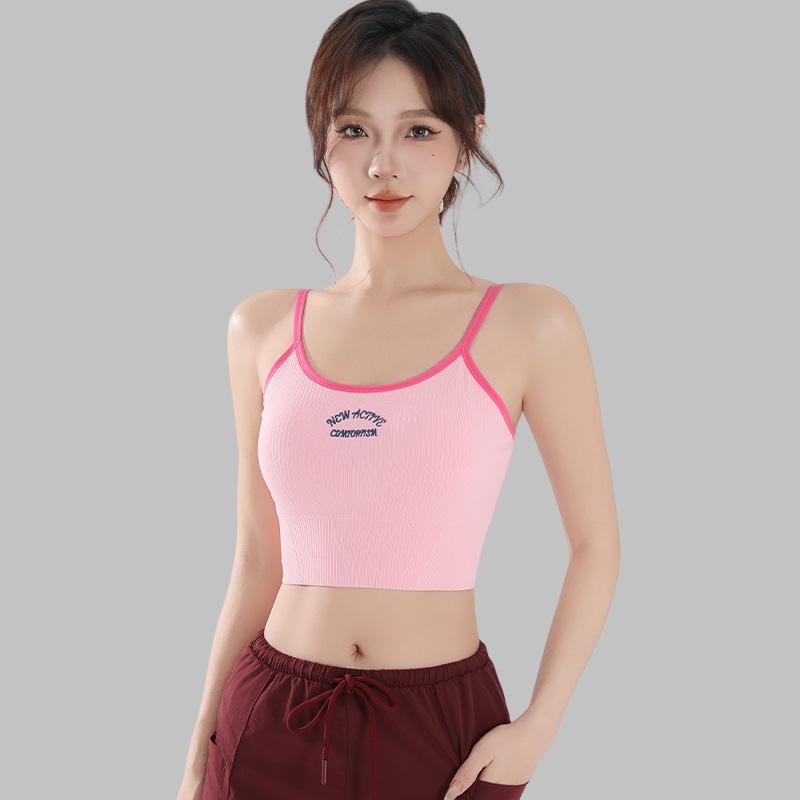 Женский быстросохнущий спортивный бюстгальтер в американском стиле, ударопрочный, со лямками для йоги и нагрудной подушечкой Medium розовый
Женский быстросохнущий спортивный бюстгальтер в американском стиле, ударопрочный, со лямками для йоги и нагрудной подушечкой Medium розовый