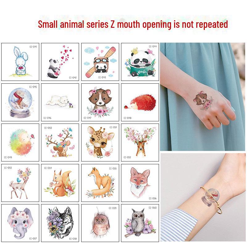 Водонепроникні Веселі Мультяшні Наклейки Тату з Тваринами для Дітей 20 sheets, 6x6cm each
Водонепроникні Веселі Мультяшні Наклейки Тату з Тваринами для Дітей 20 sheets, 6x6cm each