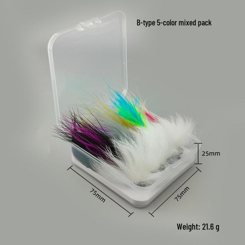 White Egret Lead Head Trout Lure: Weighted Fly Hook Artificial Bait for Fly Fishing
White Egret Lead Head Trout Lure: Weighted Fly Hook Artificial Bait for Fly Fishing