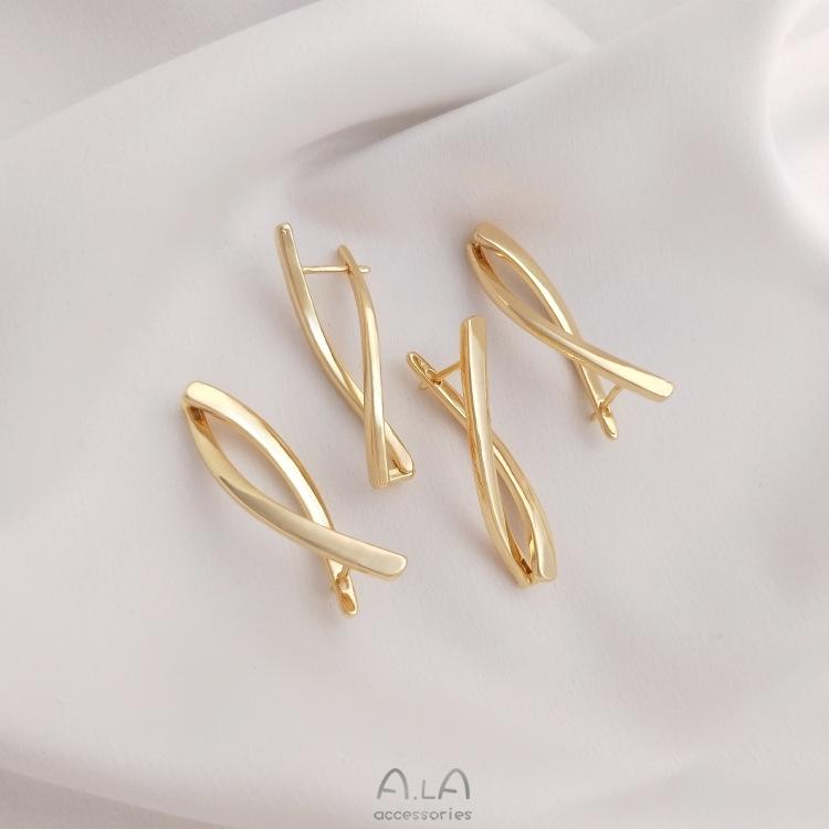 14K Gold-Filled Twist Fish-Shaped Ear Cuffs - Luxurious, Durable Earrings & DIY Jewelry Accessories
14K Gold-Filled Twist Fish-Shaped Ear Cuffs - Luxurious, Durable Earrings & DIY Jewelry Accessories