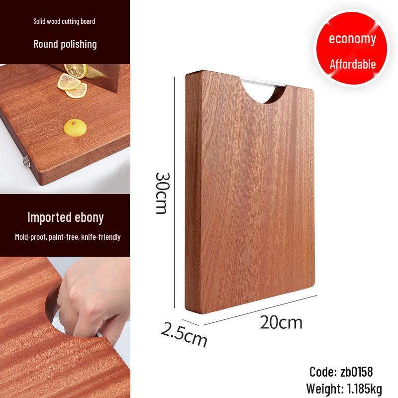 Solid Ebony Wood Anti-Mold Cutting Board for Vegetables - Luxury Kitchen Essentials Square
Solid Ebony Wood Anti-Mold Cutting Board for Vegetables - Luxury Kitchen Essentials Square