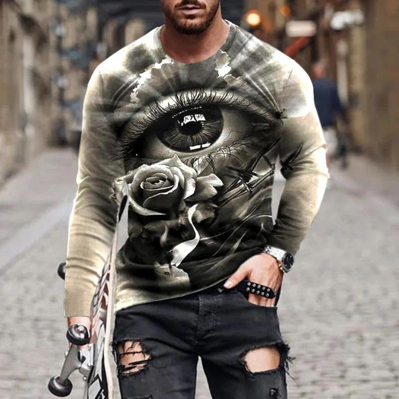 Retro Long Sleeve Men s 3D Classic Horror Graphic Casual Sports Fitness Outdoor Basketball Sports T-Shirt Oversized Long Sleeve
Retro Long Sleeve Men s 3D Classic Horror Graphic Casual Sports Fitness Outdoor Basketball Sports T-Shirt Oversized Long Sleeve