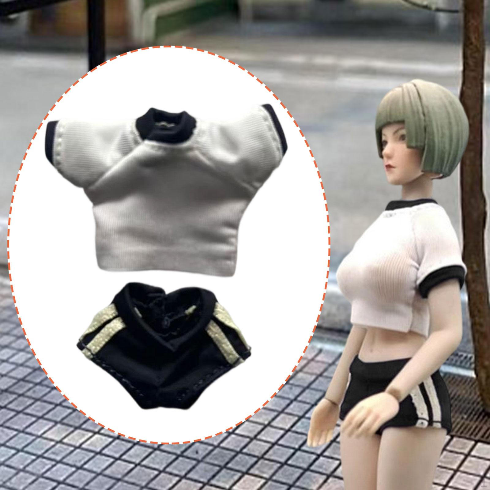 1/ Figure Clothes Casual Miniature for Collectible Dolls Dressing Short Sleeve Shirt Top and чёрный
1/ Figure Clothes Casual Miniature for Collectible Dolls Dressing Short Sleeve Shirt Top and чёрный