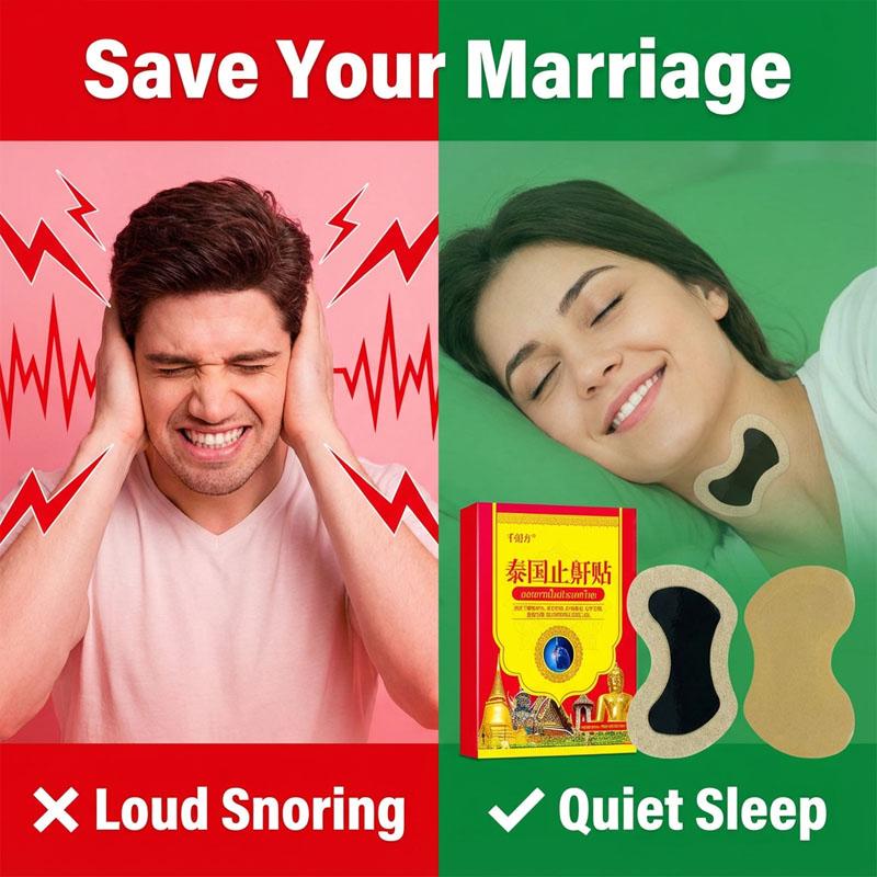 Stop Snoring Solution Patch Natural Herbal Neck Plaster Better Breath Anti Snore Sticker for Men Women
Stop Snoring Solution Patch Natural Herbal Neck Plaster Better Breath Anti Snore Sticker for Men Women