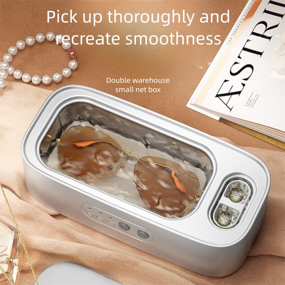 Ультразвукова машина для чищення окулярів з подвійними відсіками Вібраційна мийка Очищувач Зубна щітка білий
Ультразвукова машина для чищення окулярів з подвійними відсіками Вібраційна мийка Очищувач Зубна щітка білий