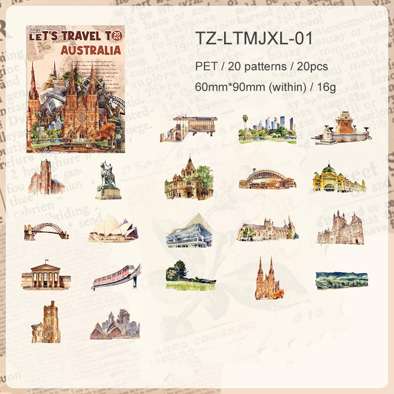JIANWU Travel Map Romance Series Vintage City Building Landscape Material Collage PET Sticker Creative DIY Journal Stationery
JIANWU Travel Map Romance Series Vintage City Building Landscape Material Collage PET Sticker Creative DIY Journal Stationery