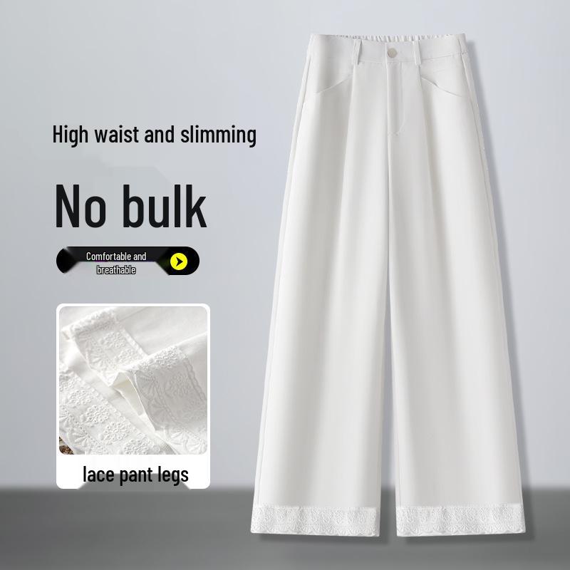 Summer Women s High-Waisted Lace Wide-Leg Straight Jeans - Slimming & Lightweight 2025 S 26 for 40-48 kg слоновая кость
Summer Women s High-Waisted Lace Wide-Leg Straight Jeans - Slimming & Lightweight 2025 S 26 for 40-48 kg слоновая кость