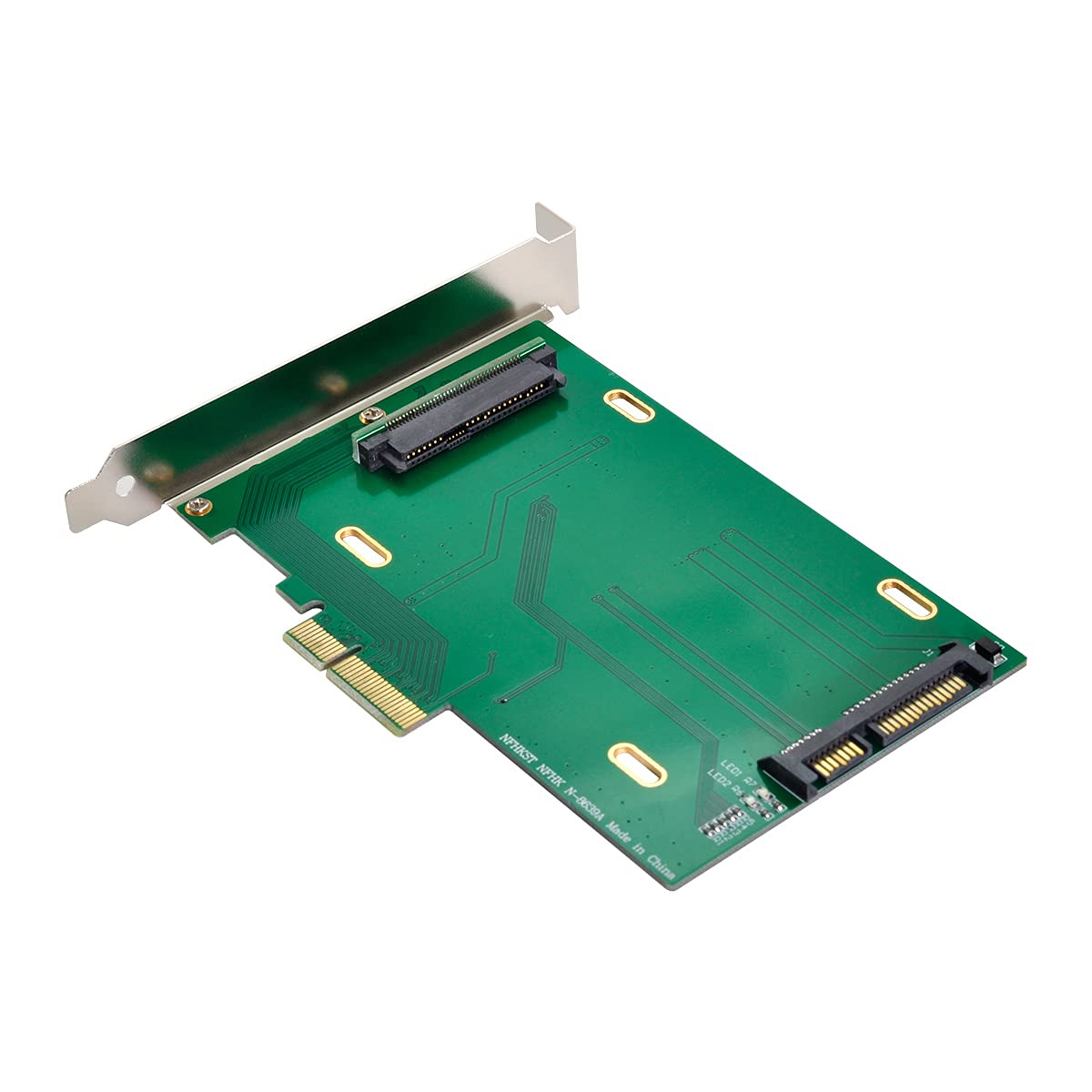 NFHK Lanes to Kit Host Adapter for Intel Motherboard and 750NVMe PCIeSSD PCI-E 3.0x4 U.2U2 SFF-8639
NFHK Lanes to Kit Host Adapter for Intel Motherboard and 750NVMe PCIeSSD PCI-E 3.0x4 U.2U2 SFF-8639