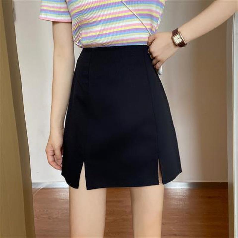 2020 Summer Women’s High-Waist Anti-Exposure Plus Size A-Line Midi Skirt with Slit XS чорний
2020 Summer Women’s High-Waist Anti-Exposure Plus Size A-Line Midi Skirt with Slit XS чорний