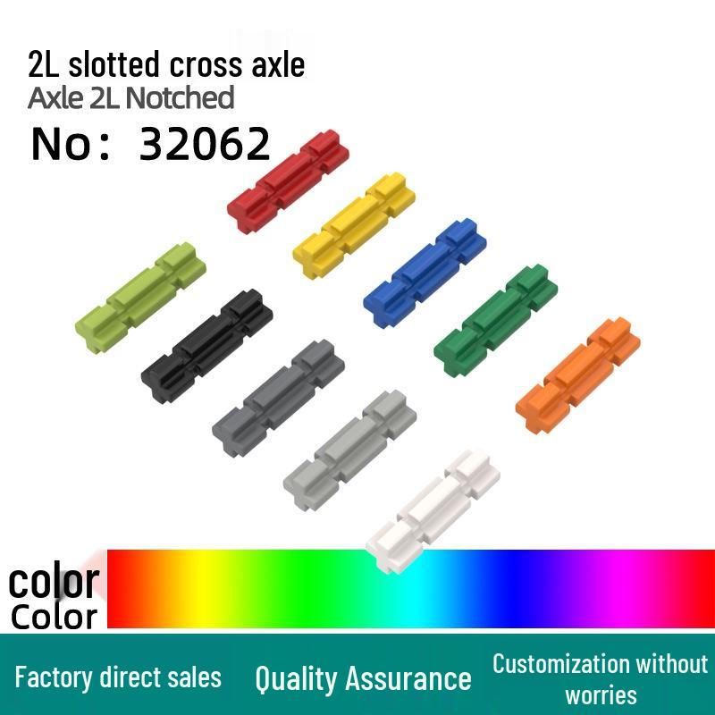 Axle Pin Small Particles 32062 - 2L Slotted Cross Axle Building Blocks & Action Figures Toys 0.1kg (approx. 400 pcs) чёрный
Axle Pin Small Particles 32062 - 2L Slotted Cross Axle Building Blocks & Action Figures Toys 0.1kg (approx. 400 pcs) чёрный
