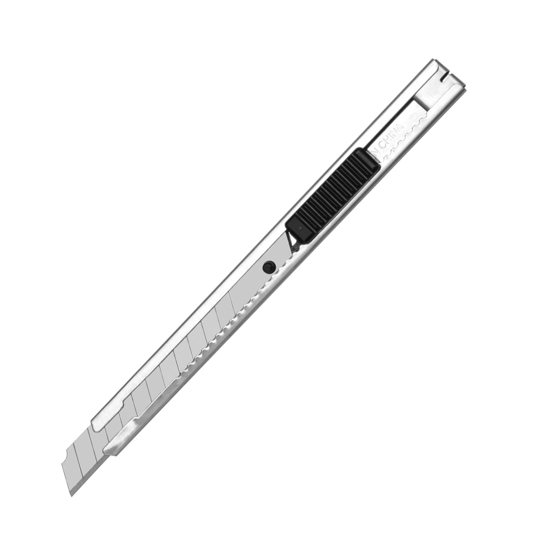 Stainless Steel 9mm Utility & Craft Knife for Wallpaper and Paper Cutting
Stainless Steel 9mm Utility & Craft Knife for Wallpaper and Paper Cutting