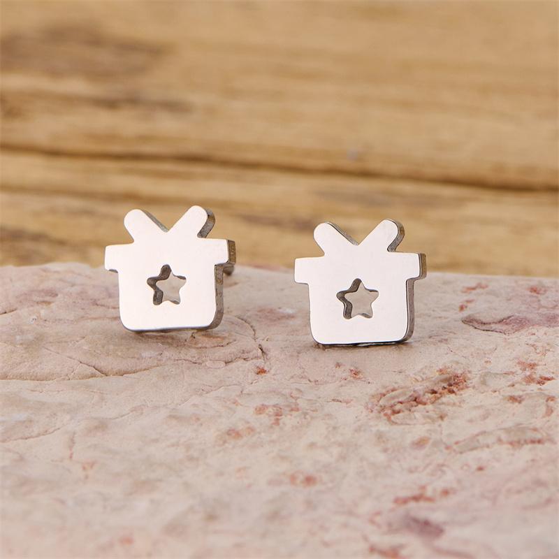 Christmas Tree Reindeer Pattern Earrings Women Student Teen New Year Gift Stainless Steel Cartilage Piercing Earring Zircon Rose gold color
Christmas Tree Reindeer Pattern Earrings Women Student Teen New Year Gift Stainless Steel Cartilage Piercing Earring Zircon Rose gold color