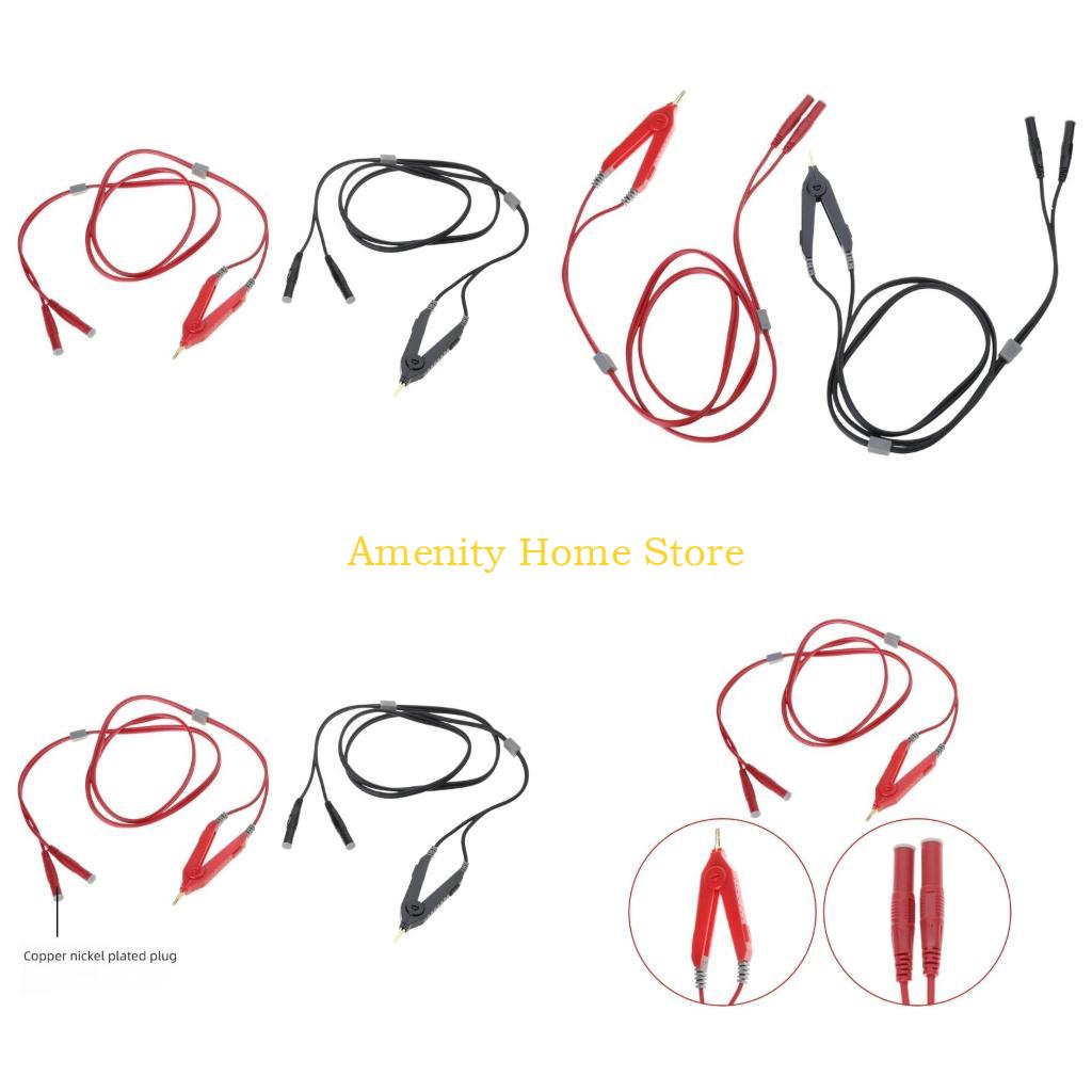 F26C 2Pcs High Accuracy Test Wire Probes for Reliable Low Resistance Measurements in Laboratory, Power Equipment Maintenance CN
F26C 2Pcs High Accuracy Test Wire Probes for Reliable Low Resistance Measurements in Laboratory, Power Equipment Maintenance CN