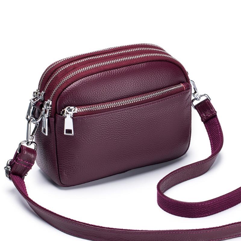 Leather fashion mother bag new three zipper mobile phone bag messenger bag women s high-end single shoulder women s bag large capacity
Leather fashion mother bag new three zipper mobile phone bag messenger bag women s high-end single shoulder women s bag large capacity