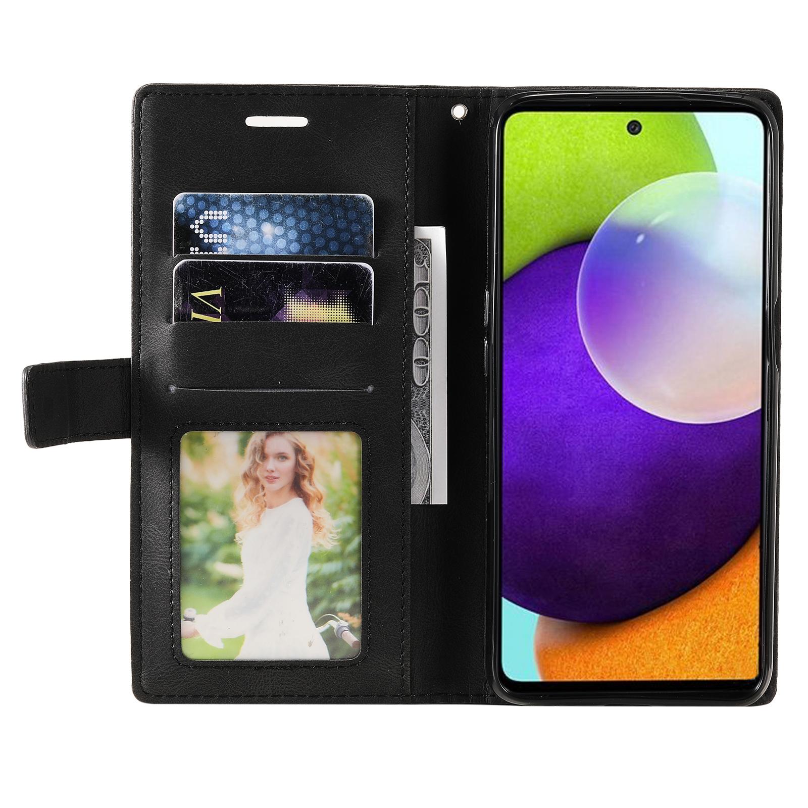 For Samsung Galaxy A53 5G Wallet Case Lines Imprinted Skin-touch Leather Phone Cover Black
For Samsung Galaxy A53 5G Wallet Case Lines Imprinted Skin-touch Leather Phone Cover Black