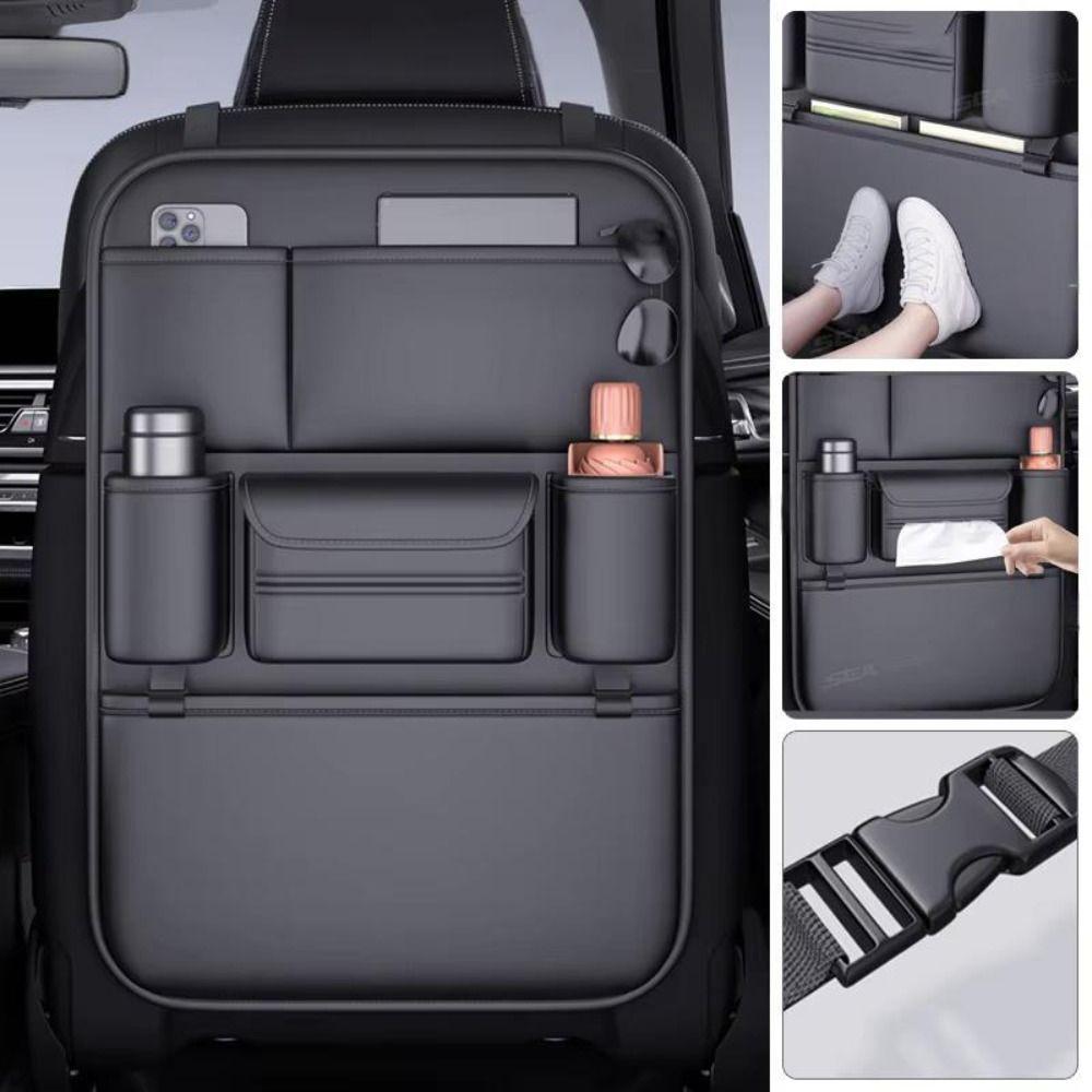 6-Pocket Car Seat Back Storage Bag Waterproof Car Cup Holder New Car Backseat Organizer
6-Pocket Car Seat Back Storage Bag Waterproof Car Cup Holder New Car Backseat Organizer