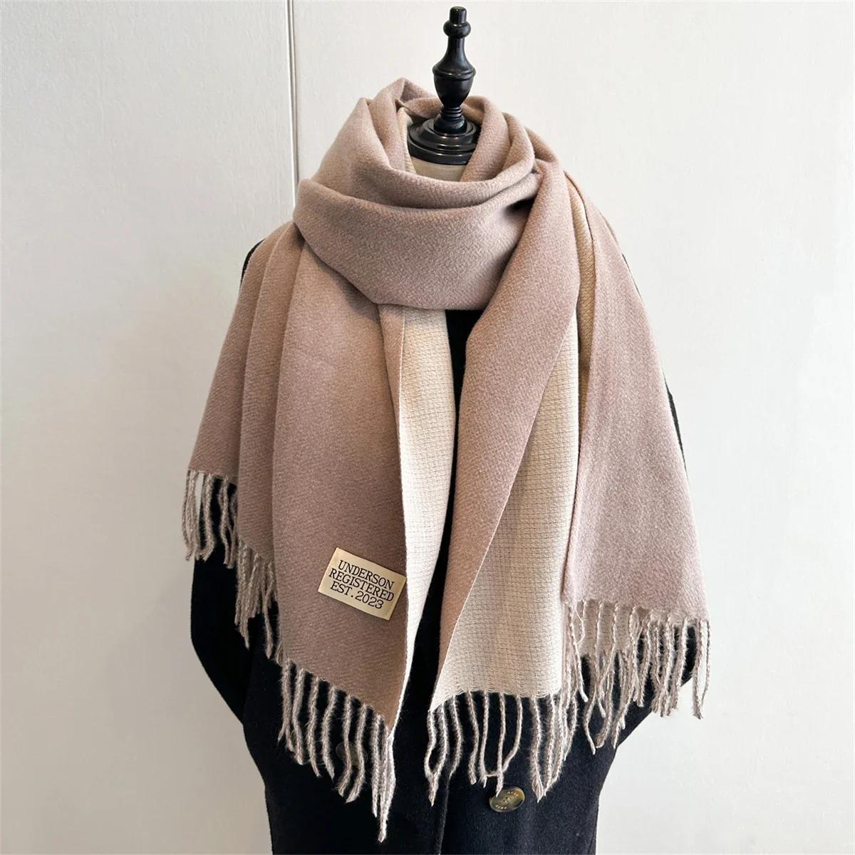 Solid Winter Scarf Women Cashmere Warm Pashmina Female Scarves Long Blanket Thick Soft Tassel Shawls Wraps Echarpe Stoles 68x200cm
Solid Winter Scarf Women Cashmere Warm Pashmina Female Scarves Long Blanket Thick Soft Tassel Shawls Wraps Echarpe Stoles 68x200cm