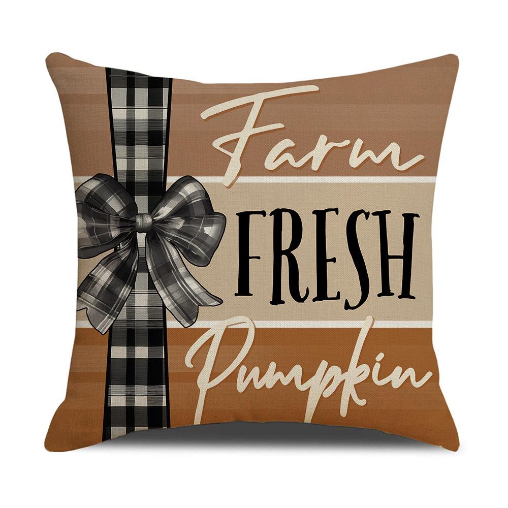 Autumn Pillow Cover Plaid Pumpkin Printed Linen Pillow Cover Sofa Decorative Cushion Cover Festive Gift Premium 45 * 45Cm (excluding pillow core)
Autumn Pillow Cover Plaid Pumpkin Printed Linen Pillow Cover Sofa Decorative Cushion Cover Festive Gift Premium 45 * 45Cm (excluding pillow core)
