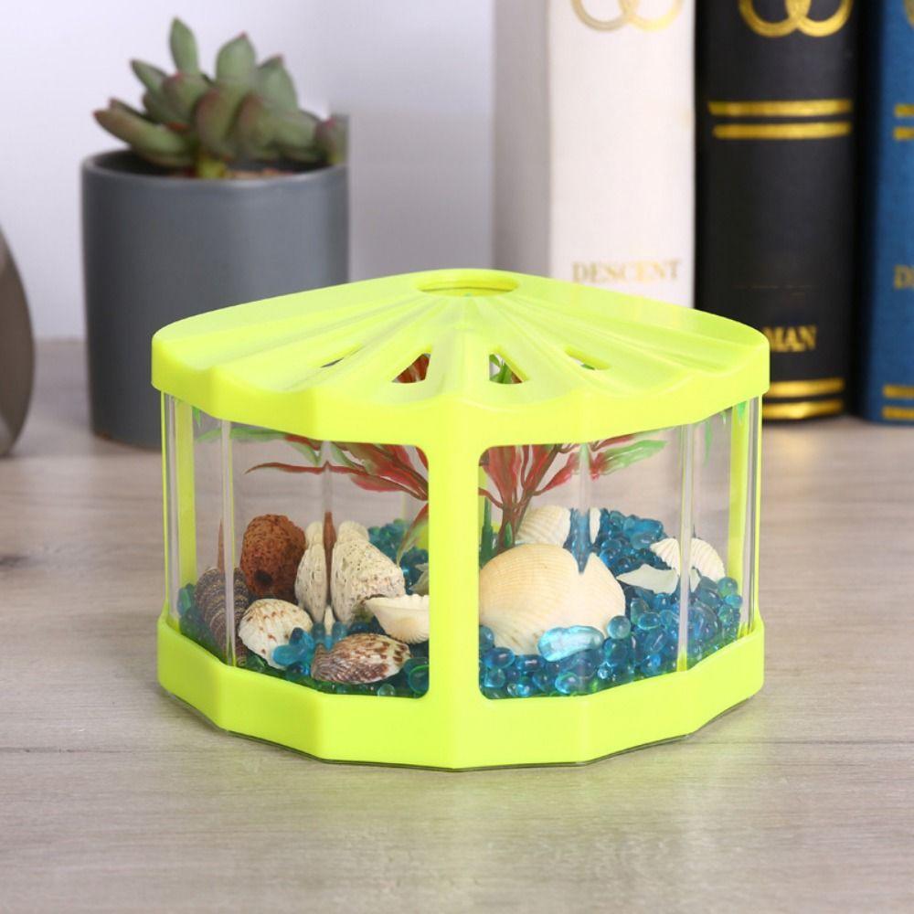 Fan Shaped Betta Fish Tank Plastic Fish Breeding Box Creative Desktop Fish Tank For Home Desk жёлтый
Fan Shaped Betta Fish Tank Plastic Fish Breeding Box Creative Desktop Fish Tank For Home Desk жёлтый