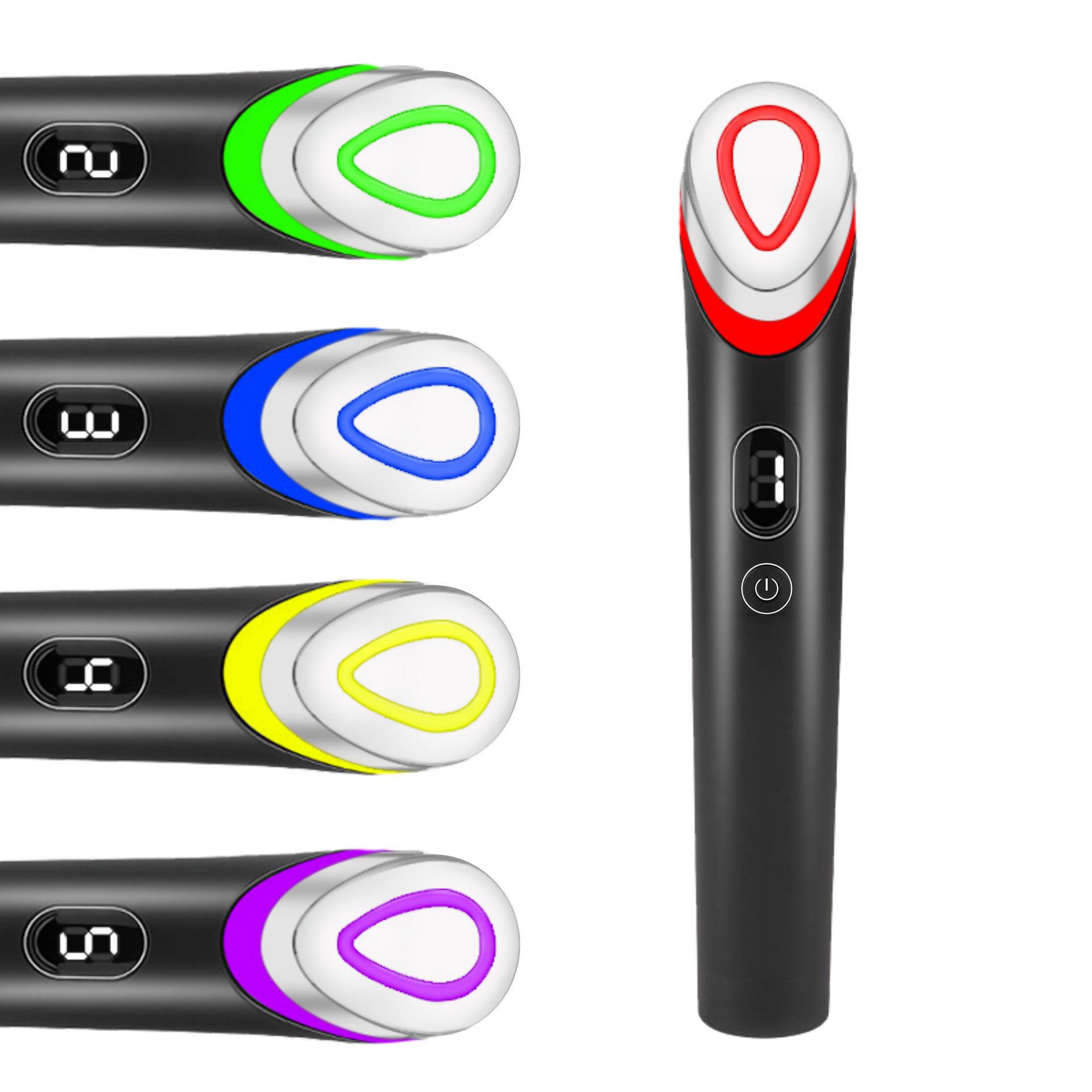 Electric Eye Massager with Red & Blue Light - Multi-functional Vibration Beauty Device чорний
Electric Eye Massager with Red & Blue Light - Multi-functional Vibration Beauty Device чорний