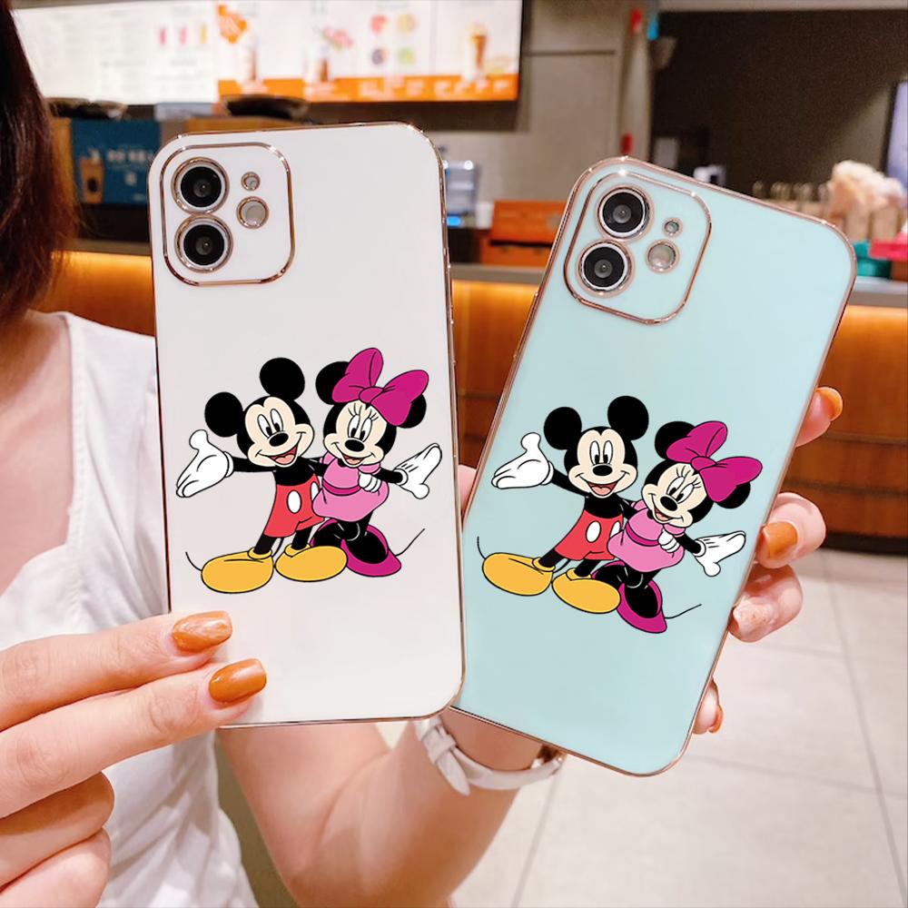 Мягкий чехол для телефона Disney с Микки и Минни Маус с квадратным краем и покрытием для телефона, роскошный чехол из ТПУ с покрытием для OPPO
Мягкий чехол для телефона Disney с Микки и Минни Маус с квадратным краем и покрытием для телефона, роскошный чехол из ТПУ с покрытием для OPPO