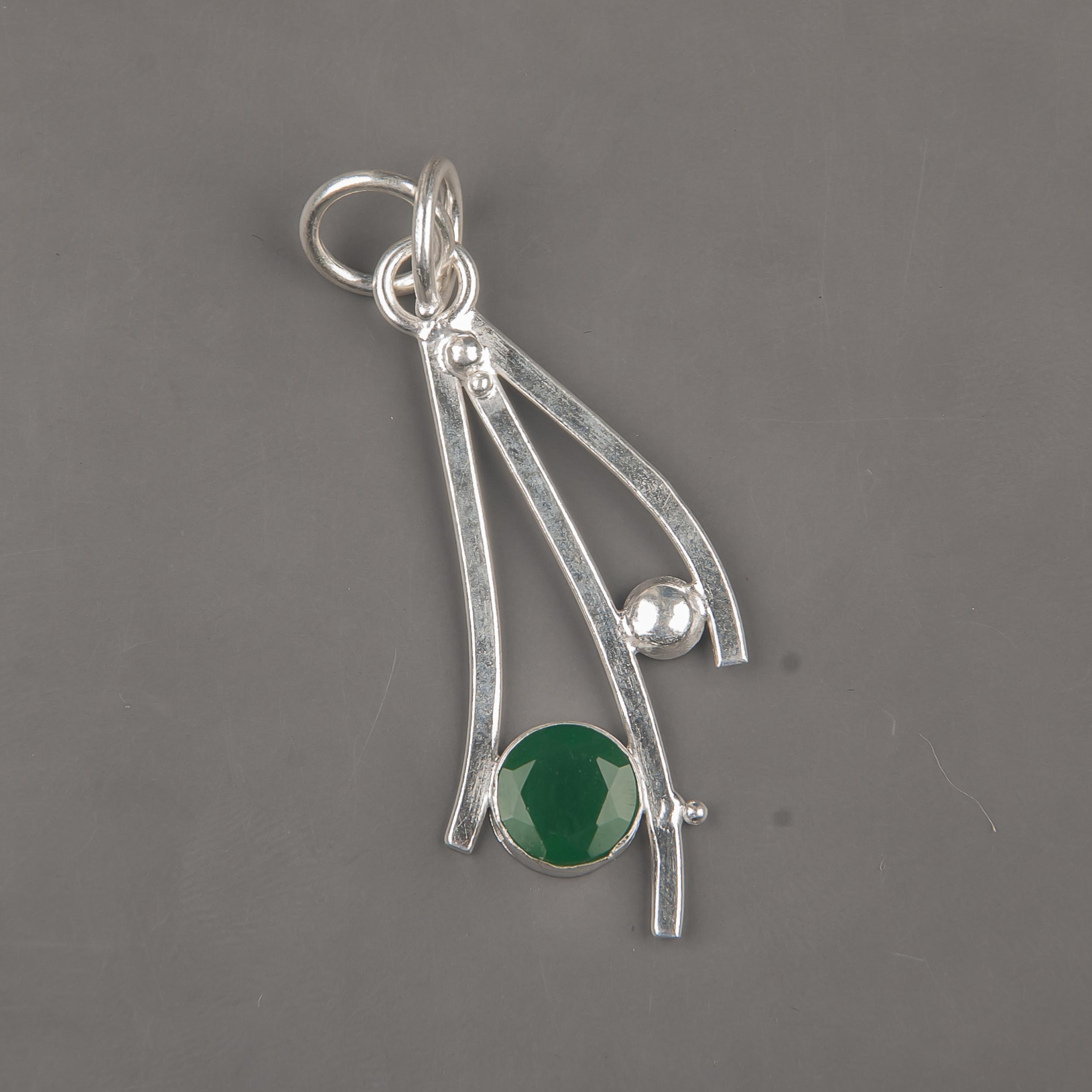 Green Onyx Gemstone Jewelry, 925 Solid Sterling Silver Pendant, Handmade Gorgeous Silver Pendant For Wedding Gift 1.73 inches зелений
Green Onyx Gemstone Jewelry, 925 Solid Sterling Silver Pendant, Handmade Gorgeous Silver Pendant For Wedding Gift 1.73 inches зелений