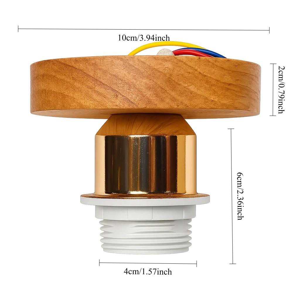 JOYINLED Solid Wooden Lamp Base with Plug in Cord ON OFF Switch for Table Lamp E27 Lamp Bedside Lamp Holder for Home
JOYINLED Solid Wooden Lamp Base with Plug in Cord ON OFF Switch for Table Lamp E27 Lamp Bedside Lamp Holder for Home