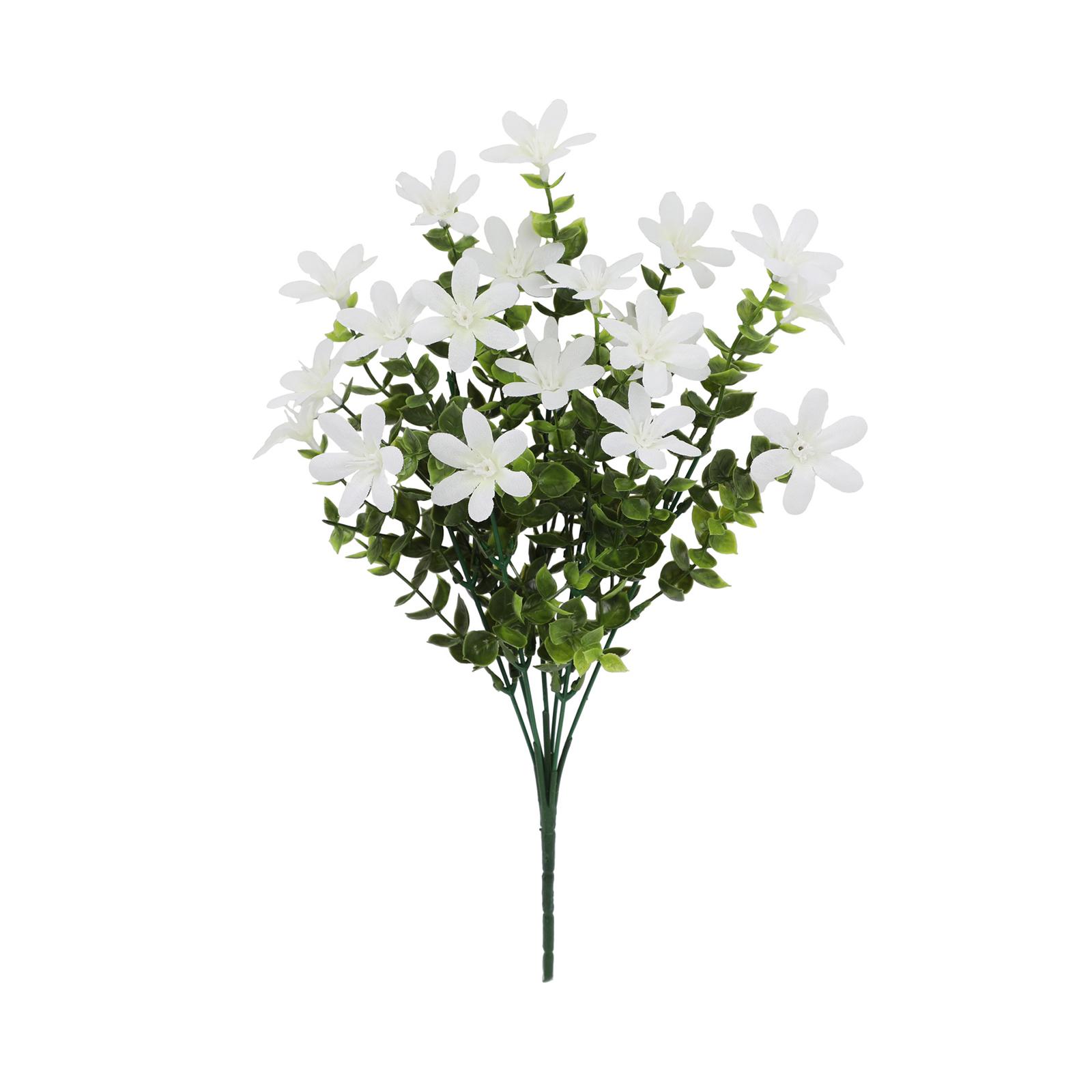 Artificial Flower Bouquet Lifelike Faux Floral Arrangement with Multiple Stems Realistic Leaf Texture for Home Office Decor Display One Size білий
Artificial Flower Bouquet Lifelike Faux Floral Arrangement with Multiple Stems Realistic Leaf Texture for Home Office Decor Display One Size білий