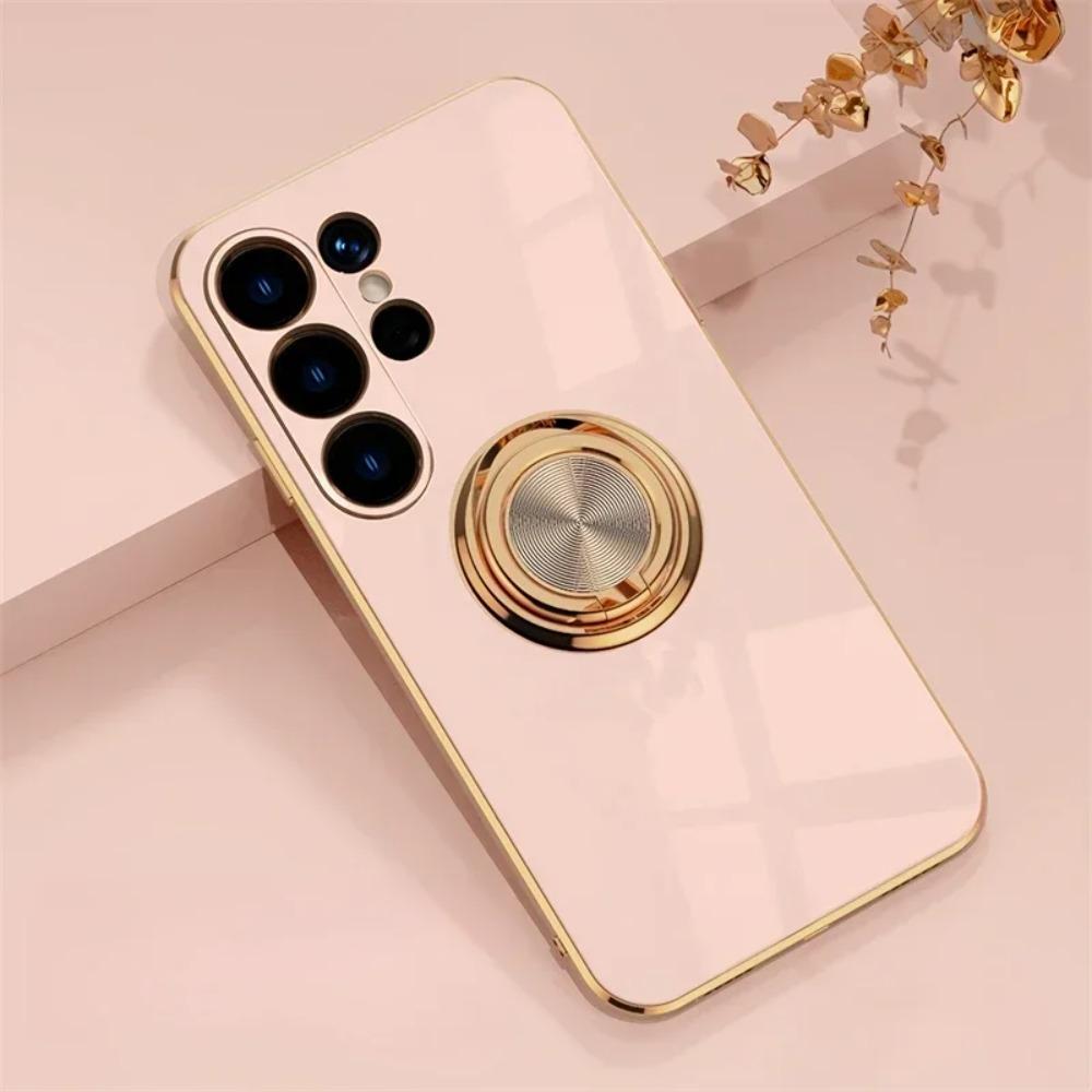360°Rotating Magnetic Finger Ring Bracket Case For Samsung Galaxy S26 S25 Edge S24 S23 FE Plus Ultra Anti-fall Protection Cover Galaxy S26 розовый
360°Rotating Magnetic Finger Ring Bracket Case For Samsung Galaxy S26 S25 Edge S24 S23 FE Plus Ultra Anti-fall Protection Cover Galaxy S26 розовый