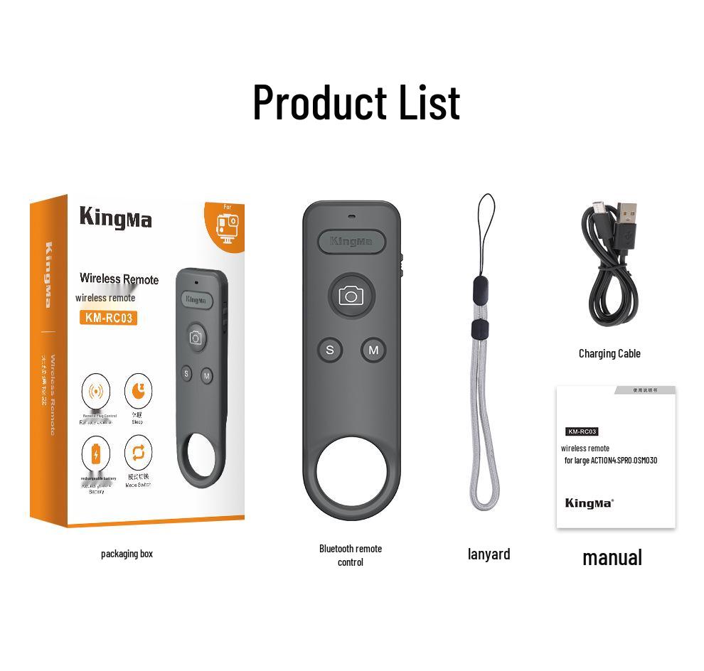 Bluetooth Remote for DJI Action 6/5 Pro/4 - Control Photos & Videos
Bluetooth Remote for DJI Action 6/5 Pro/4 - Control Photos & Videos