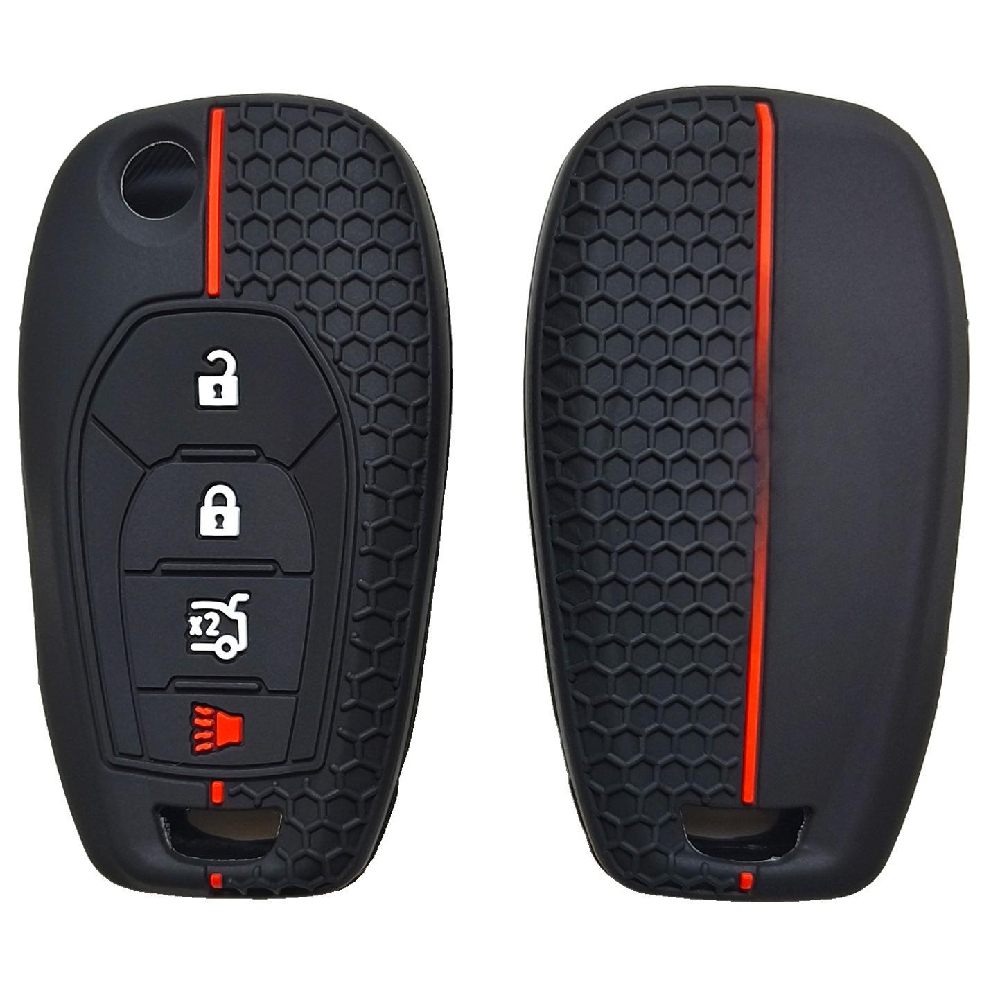 Rubber Car Key Fob Cover Silicone Protector Case for Chevrolet Cruze Malibu Aveo Spark Sonic 4 Buttons Flip Key Accessories чорний
Rubber Car Key Fob Cover Silicone Protector Case for Chevrolet Cruze Malibu Aveo Spark Sonic 4 Buttons Flip Key Accessories чорний