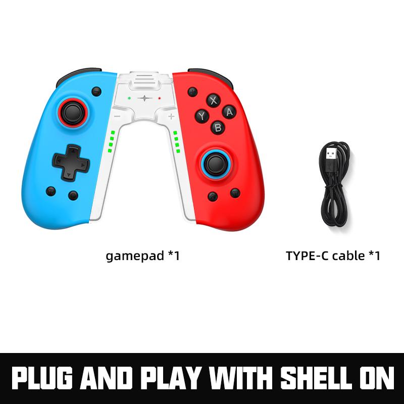 Беспроводной джойстик для переключателя/контроллера OLED Joy Съемный геймпад с ручкой для зарядки Программируемый 6-осевой гироскоп Turbo RGB Light красный
Беспроводной джойстик для переключателя/контроллера OLED Joy Съемный геймпад с ручкой для зарядки Программируемый 6-осевой гироскоп Turbo RGB Light красный
