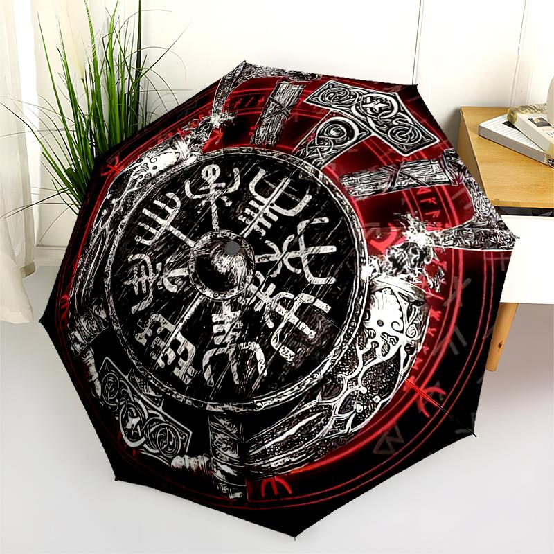 1PC Viking theme Umbrella Portable Folding Umbrella Iron Frame Hole Bone Structure Outdoor Home Umbrella A6 разноцветный
1PC Viking theme Umbrella Portable Folding Umbrella Iron Frame Hole Bone Structure Outdoor Home Umbrella A6 разноцветный