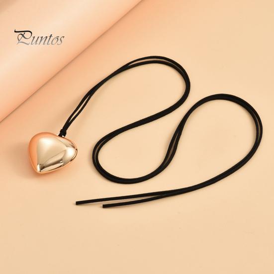 Женское ожерелье, преувеличенное регулируемое ожерелье на шнуровке, мягкое золотого, серебряного цвета, подарок, элегантное большое ожерелье с подвеской в виде сердца любви, модные ювелирные изделия 
Женское ожерелье, преувеличенное регулируемое ожерелье на шнуровке, мягкое золотого, серебряного цвета, подарок, элегантное большое ожерелье с подвеской в виде сердца любви, модные ювелирные изделия