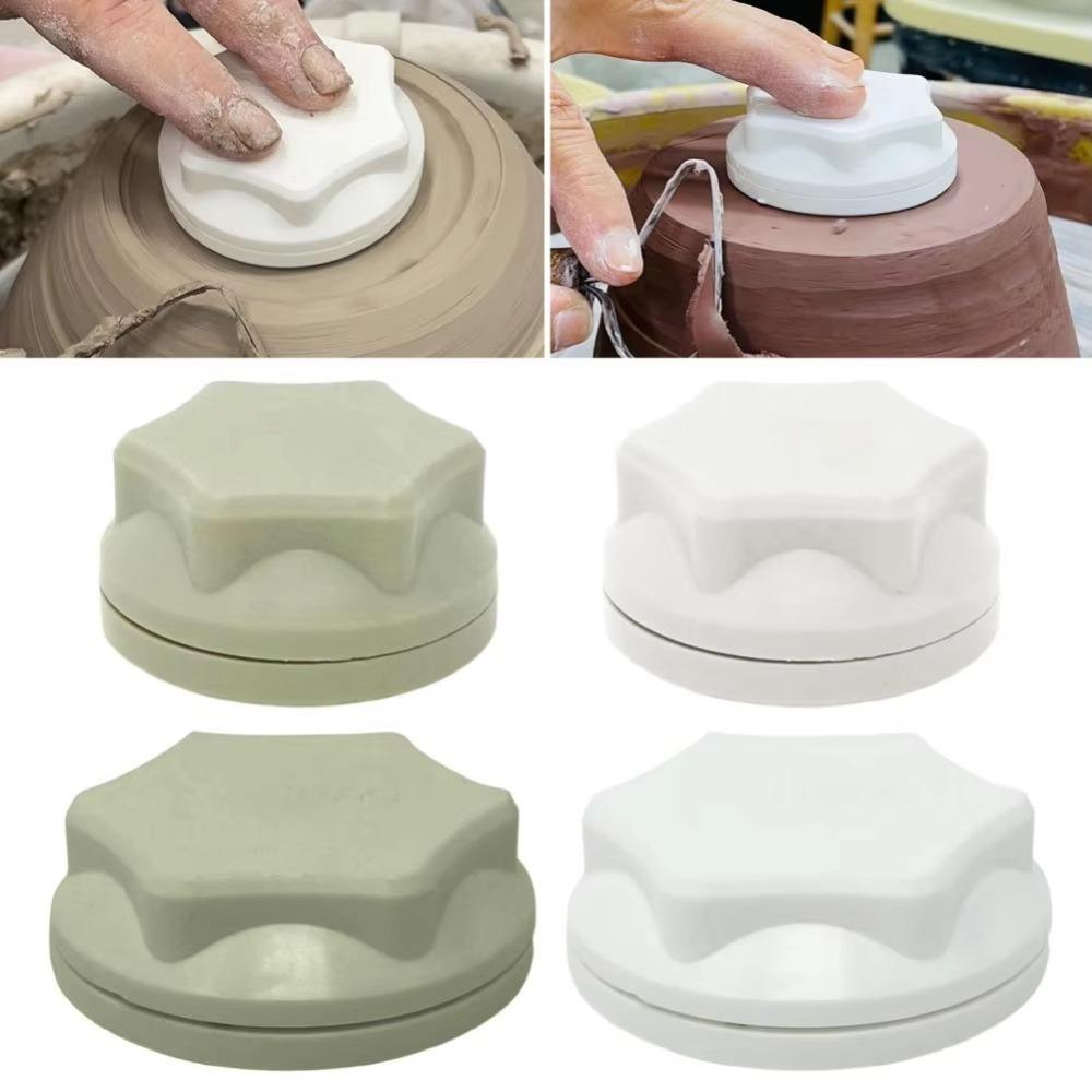 Portable Ceramic Clay Trimming Spinner Potters Rotary Disc Wheel Potters and Clay Artists 4CM білий
Portable Ceramic Clay Trimming Spinner Potters Rotary Disc Wheel Potters and Clay Artists 4CM білий