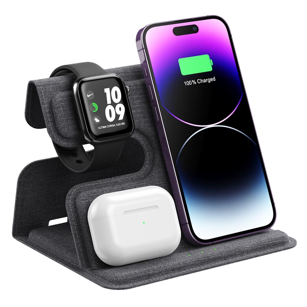GY-17AIR 3-in-1 PU Leather Foldable Wireless Charger Phone Watch Earphone Charging Stand
GY-17AIR 3-in-1 PU Leather Foldable Wireless Charger Phone Watch Earphone Charging Stand